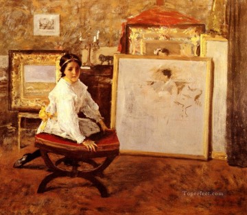 William Merritt Chase Painting - Did You Speak To Me William Merritt Chase